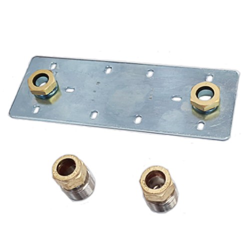 Shower fixing plate concealed - shower,