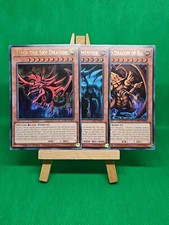 YU-GI-OH SET OF 3 LDK2 EGYPTIAN GOD CARDS INCLUDES SLIFER RA AND OBELISK