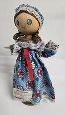 Original Vintage Handmade Serendipity Bobbin Doll Made in York Immac Cond