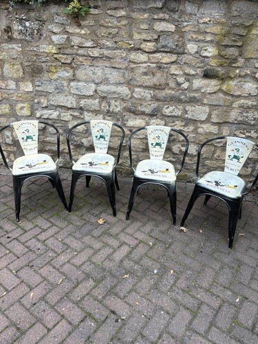 Tolix black chairs - tolix,