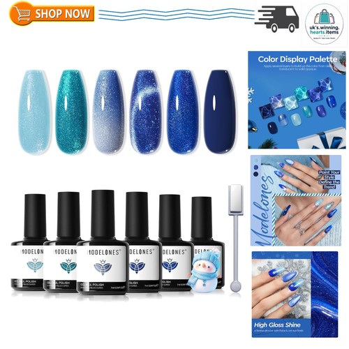 Color winter gel nail polish - 6-color,