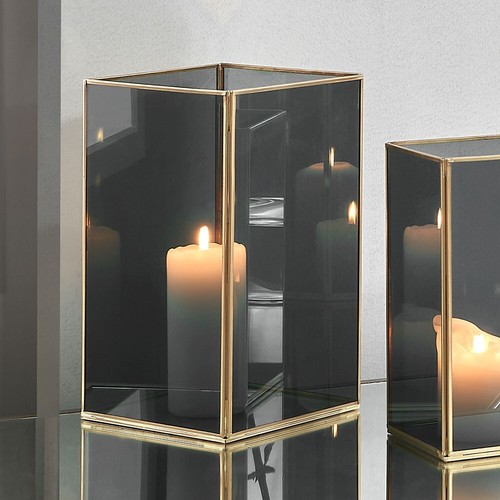Large hurricane vase square - large,
