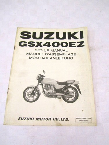 Suzuki gsx400ez set manual - suzuki,