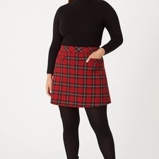 Size 8 to 22 Women's Tartan