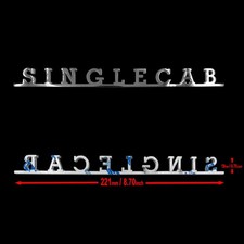 "Single Cab" Stainless Decklid