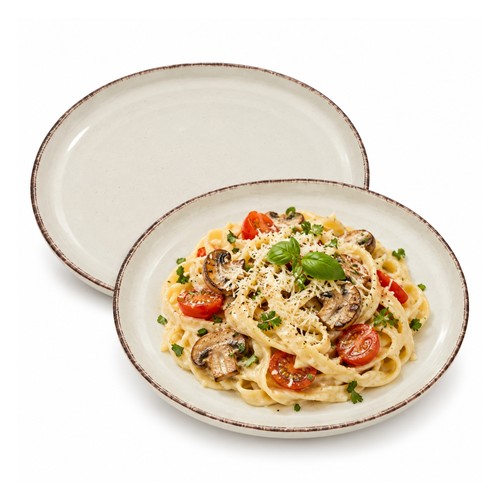 Stoneware dinner plates set - stoneware,