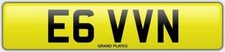 EVAN NUMBER PLATE EVANS REGISTRATION E6 VVN NO ADDED FEE EVEN 1987 CARS ONWARD