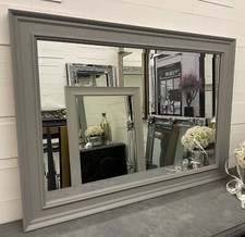 X Large Modern Solid Wood Mirror-  Choose Colour & Size - CASTERBRIDGE Fabulous