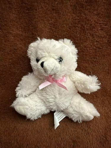 Small white bhs teddy bear - small,