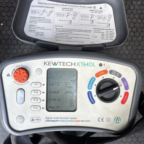 Kewtech kt64 multifunction - kewtech,