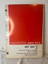 CAGIVA catalogo pezzi di ricambio SST 250 dal 1976 al 1979 vintage officina