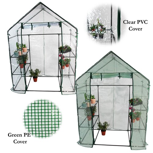 Walk greenhouse pvc pe - or,