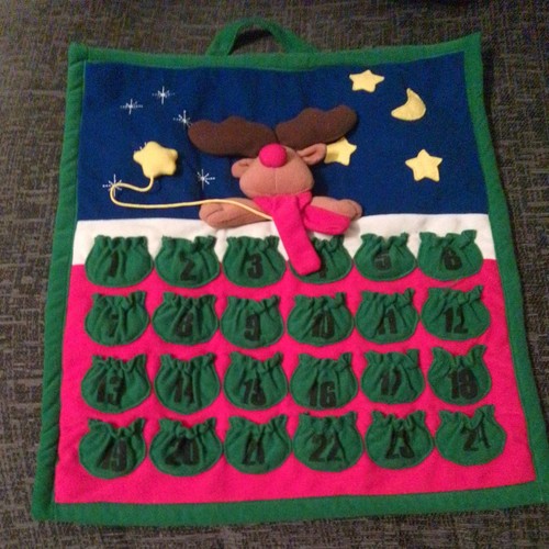 Vintage advent calendar - vintage,