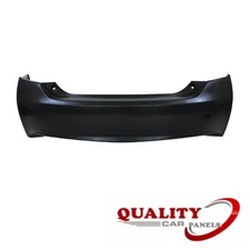 Rear Bumper Primed Black Fits