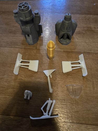 Inch printed shado ufo - 3d,