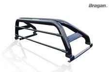 Black Roll Bar + LEDs + LED Brake Light For Nissan Navara D23 / NP300 2016+ 4x4