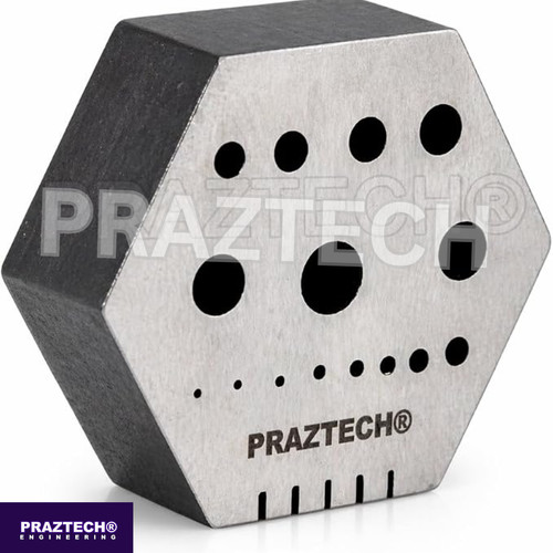 Hexagonal steel riveting anvil - hexagonal,