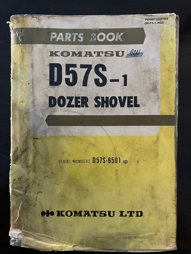 Komatsu d57s 6501 dozer shovel - d57s-6501,