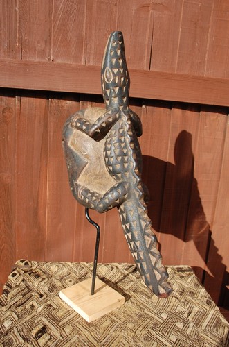 Mossi crocodile face - face, mask