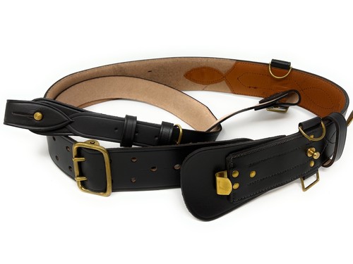 Sam brown belt with - belt,