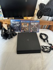 Sony PlayStation 4 Slim 500GB Black Console Bundle with Games cod BO 3/4/ghost