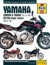 Yamaha TDM850 TRX850 1991-1999 And XTZ750 Super Tenere 1989-1995 service manual