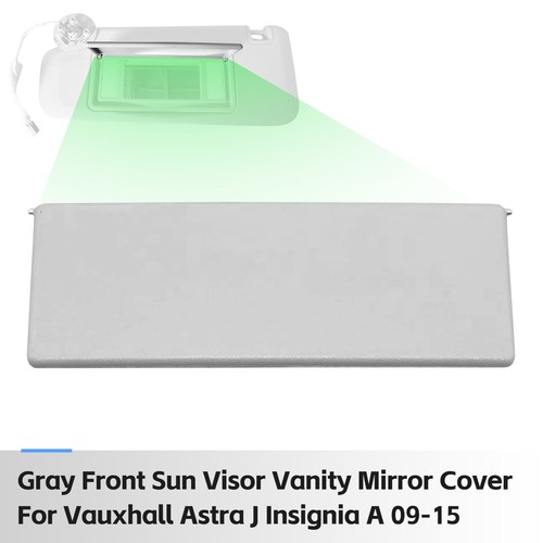 Gray front sun visor - gray,