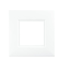 2 white finger plates protect