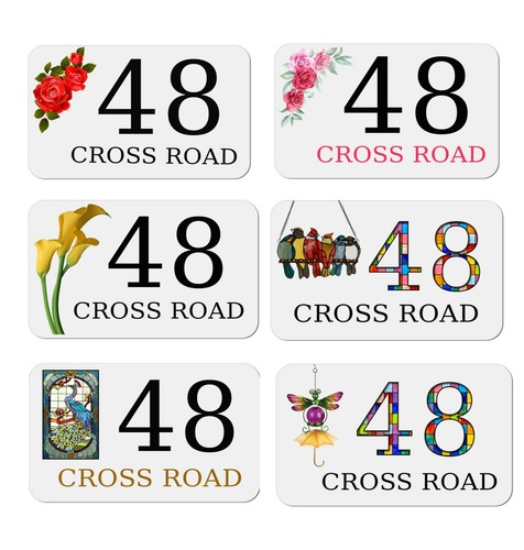 House door number plaque - door,