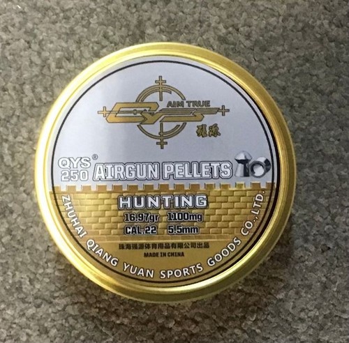 Qys domed airgun pellets - qys, .22