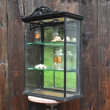 Antique Victorian Kemp's Pharmacy London Apothecary Counter Shop Display Cabinet