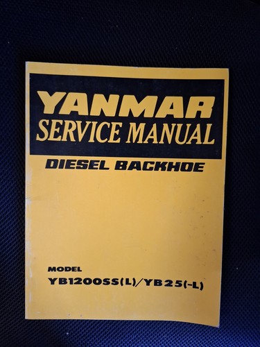 Yanmar yb1200ss yb25 - yb1200ss(l), yb25(l)