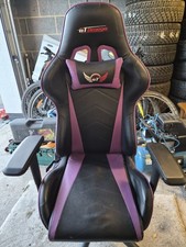 GT Omega Purple Leather Gaming