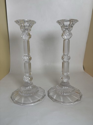 Pair vintage cut glass - vintage, crystal
