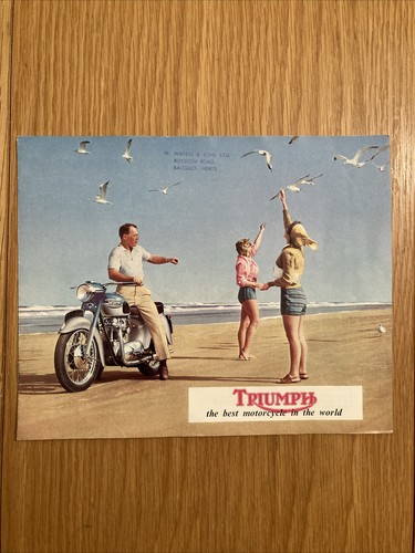 1961 triumph motorcycles - 1961, range