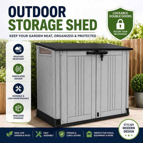 Large keter store - large, garden