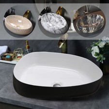Bathroom Vanity Unit Wash Basin Sink Countertop Sitting Hand Wash Bowl Ceramic