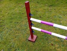 Wooden Hobby Horse Kids Play Jump 