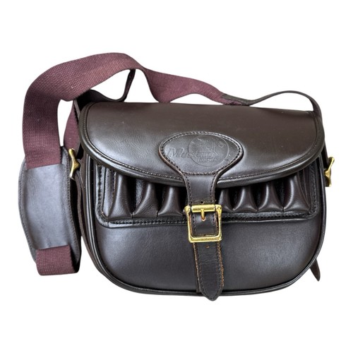 Leather cartridge bag - bag, shooting