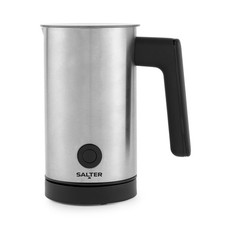 Salter Electric 4 in 1 Milk Frother Stainless Steel Steamer for Warm/Cold Drinks