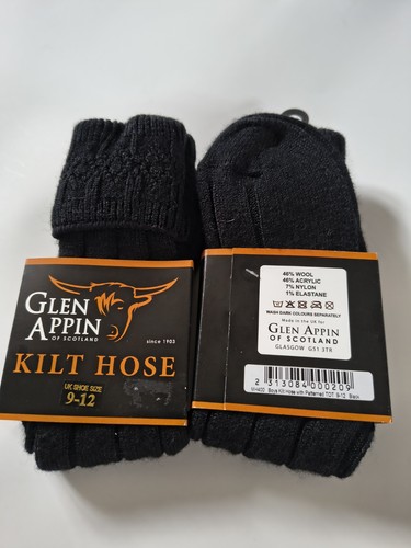 Boys black kilt - kilt, socks