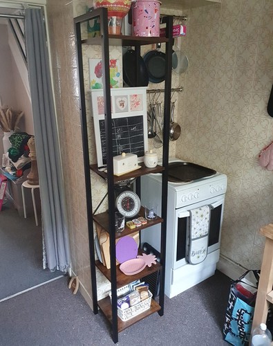 Tall industrial bookcase - industrial,