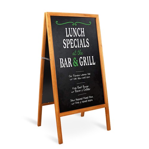 Board frame pavement sign - frame,