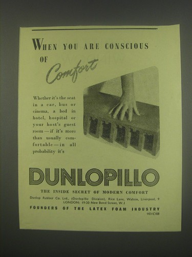1949 dunlopillo mattress - dunlopillo,
