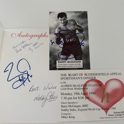 Barry mcguigan autograph - barry,