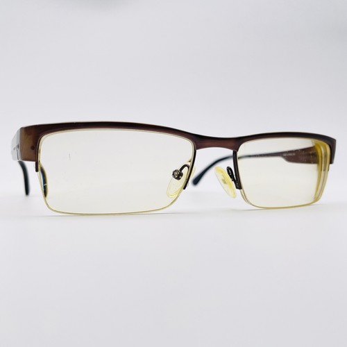 Police eyeglasses bronze half - eyeglasses,