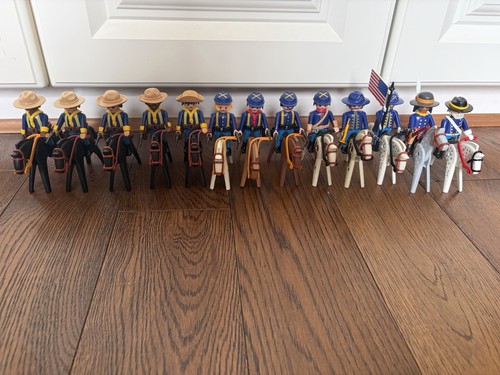 Playmobil union cavalry - union,