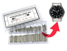 Spring Bars Set 270pcs (8mm to 25mm, 1.5mm) - Stainless Steel Watch Pins
