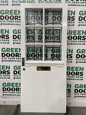 LEADED GLASS FRONT DOOR