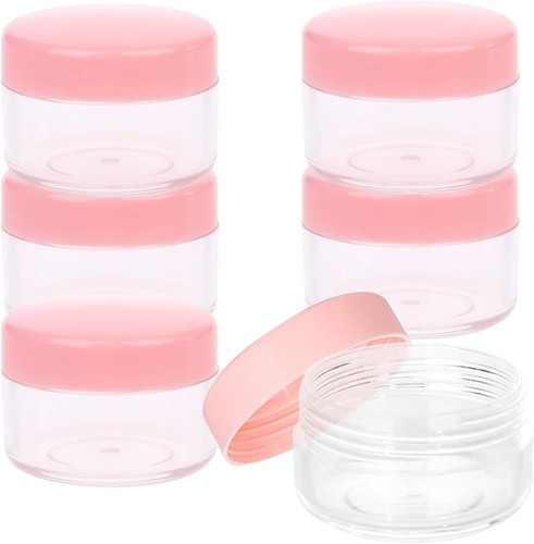 Pcs travel cosmetic jars - 6,
